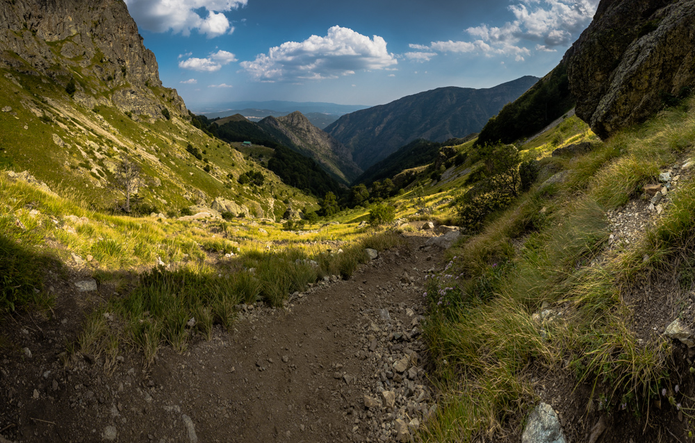 Balkan mountains range in Bulgaria